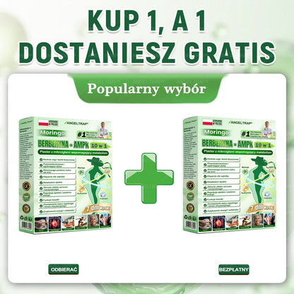 🧡🧡🧡ANGELTRAP® Moringa × Berberyna × AMPK 10-w-1 Wsparcie metaboliczne, plaster z nanotechnologią mikroigłową 🇵🇱(Wystarczy raz dziennie, widoczne efekty w 7 dni) ✅ Na otyłość, wiotką skórę, cukrzycę, bezdech senny, problemy ze stawami i wiele innych